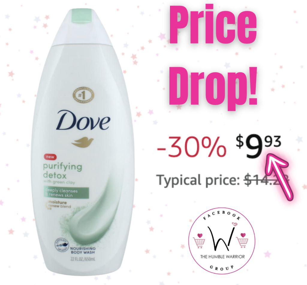 Dove Purifying Detox Body Wash!